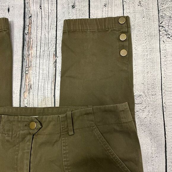 VERONICA BEARD Green Skinny Leg Pants - Picture 2 of 5